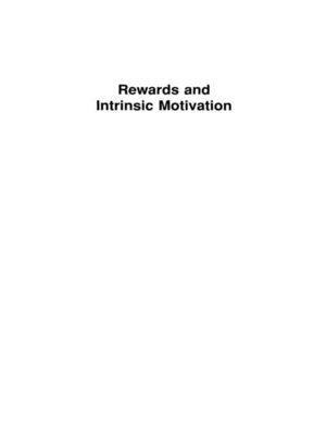 cover image of Rewards and Intrinsic Motivation